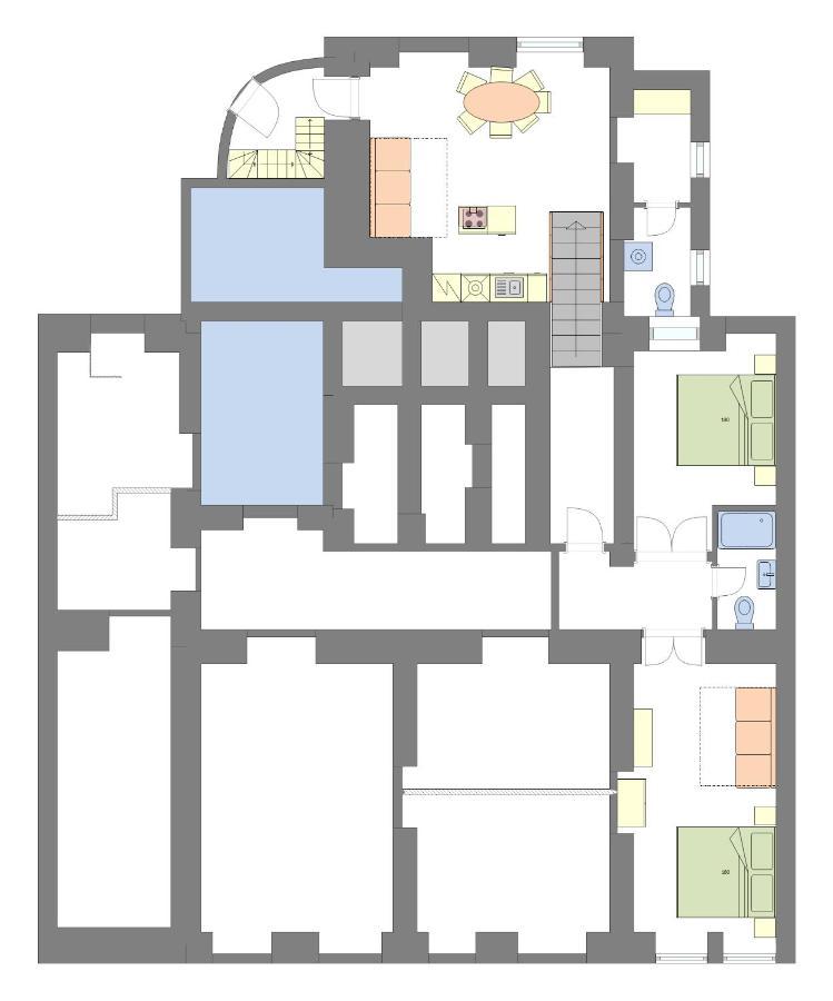 Modern And Spacious Apartments In City Center Прага Екстер'єр фото